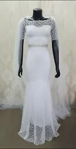 Bridal Store Closure Stock Sz 6/8 White Wedding Dress Sleeves & Accessories - Picture 1 of 2