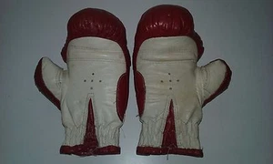 Vintage Franklin Sugar Ray Leonard 1773 Youth Boxing Gloves 2 Pair Very Good - Picture 1 of 9