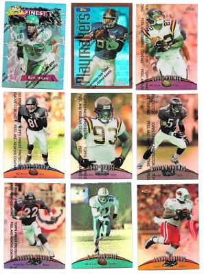 Topps Finest Football Refractor Parallel Inserts - Various Years - You Pick - Image 1 of 2