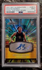# /15 POP 1 SSP 2021-22 SCOTTIE BARNES AUTO RC PSA 9 SCOPE RARE CASE HIT ROOKIE 