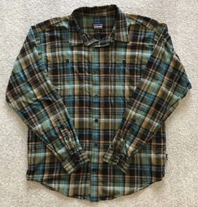 Camisa de franela Patagonia Fjord para hombre multicolor mediana ligera resistente Gorp - Imagen 1 de 9