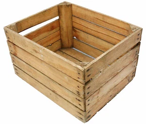 3 Unidad Sólido Cajas de Fruta Johanna Mercancía B Vino Manzana Vintage - Imagen 1 de 2