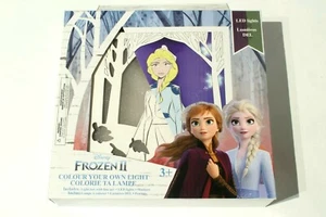 Frozen II Colour Your Own Lamp LED Craft Light Box with Line Art Color 2 Disney - Picture 1 of 2