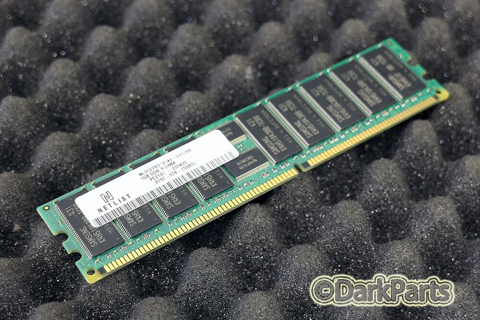 Netlist NL9127RD12042-D21JSB 1GB Memory RAM PC2100-200433 - Immagine 1 di 1