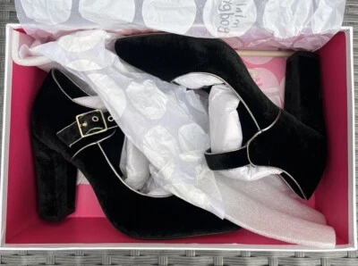 Boden Black Mary Jane Shoes Size 4/37 New In Box - Image 1 of 4