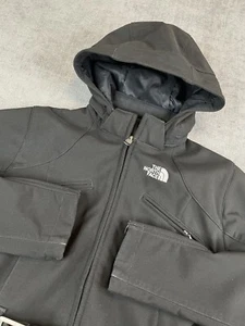 The North Face Jacket Womens (S) Black Apex Bionic Belted Trench Coat Softshell - Picture 1 of 12