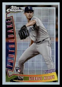 2022 Topps Chrome SONIC GEORGE KIRBY YOUTHQUAKE YQ-30 MARINERS RC - Picture 1 of 2