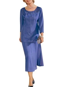 Disfraz de noche lavanda brazo 3/4 talla 54 0209349066 - Imagen 1 de 2