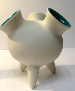 DDC4 Small Vase 3 Hole Tri Leg Opening 5.5" Tall RARE Danish Modern !! - Picture 1 of 6