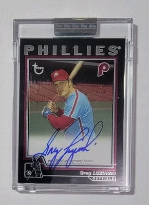 2004 Topps Retired Signature Greg Luzinski #TA-GL Autograph - Image 1 of 2