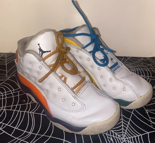 Nike Air Jordan 13 Retro KSA "Playground" bambino taglia 10c CV0808 158 multicolore