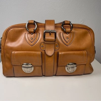 Auténtico bolso vintage Marc Jacobs Venetia cuero canela principios de 2000 Foto 1 de 4