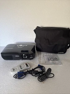 Epson H310A Projector 1280x800 1822HR Lamp Runtime W Case  Tested - Afbeelding 1 van 17