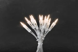 Konstsmide 6300-103 LED Mini Bastel Deko Lichterkette warmweiß transparent 1,35m - Bild 1 von 3