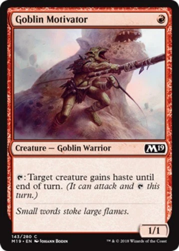 x1 Goblin Motivator - Core Set 2019 (M19) - NM - MTG - Image 1 of 1
