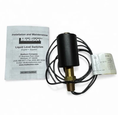 Madison M4300 SPST Liquid Level Switch 150 PSI 240VAC/120VDC Industrial Sensor - Image 1 of 2