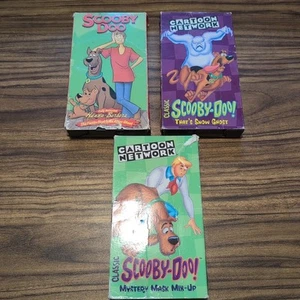 Scooby-Doo The Fiesta Host Is An Aztec Ghost VHS Mystery Mask Snow Ghost Lot - Imagen 1 de 7