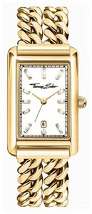 Thomas Sabo Crystal Quartz Rectangular (22mm) White Sunray Dial - Picture 1 of 4