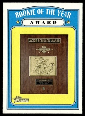 2021 Topps Heritage Rookie Of The Year Award  #368 - Image 1 of 2