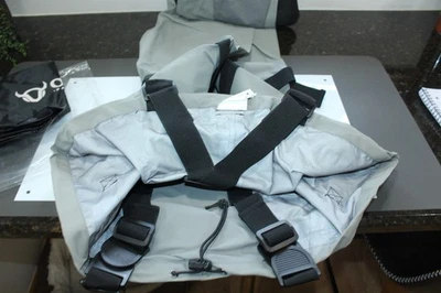 Unisex Stocking Foot Chest Waders Neoprene Nylon Grey & Black Size XL - Image 1 of 4