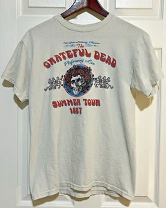 Liquid Blue Grateful Dead Summer Tour 1987 Men's Medium T-shirt Bertha Skeletons - Picture 1 of 11