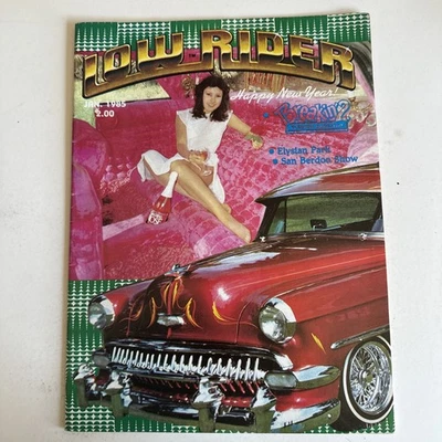 Lowrider Magazine Jan 1985 Vintage Collectible Magazine Rare Used Foto 1 de 4