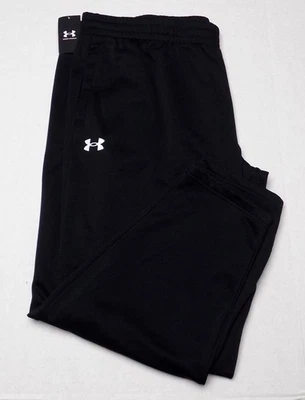 UNDER ARMOUR RIVAL FLEECE POLYESTER BLEND SWEATPANTS MENS SIZE 3XL -BLACK- NWT - Image 1 of 3