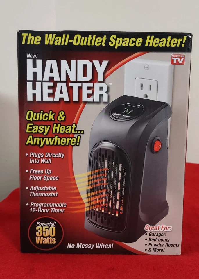 Handy Heater HEAT-MC12/4 Plug Outlet Speace Heater - Image 1 of 3