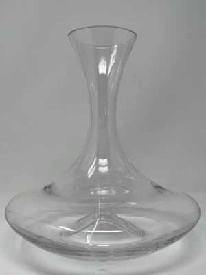 WMF Wine Decanter Handblown Glass 9.5" Tall 8.5” Wide Drip Free ~Made in Germany - Image 1 of 4