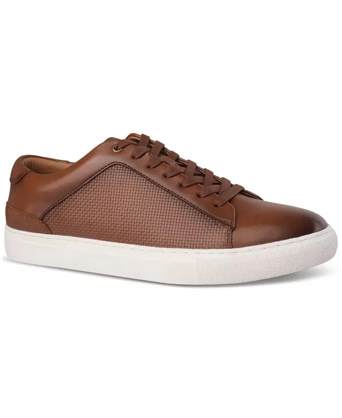 Alfani Men's Adairr Dress Sneaker Cognac Size 8 US