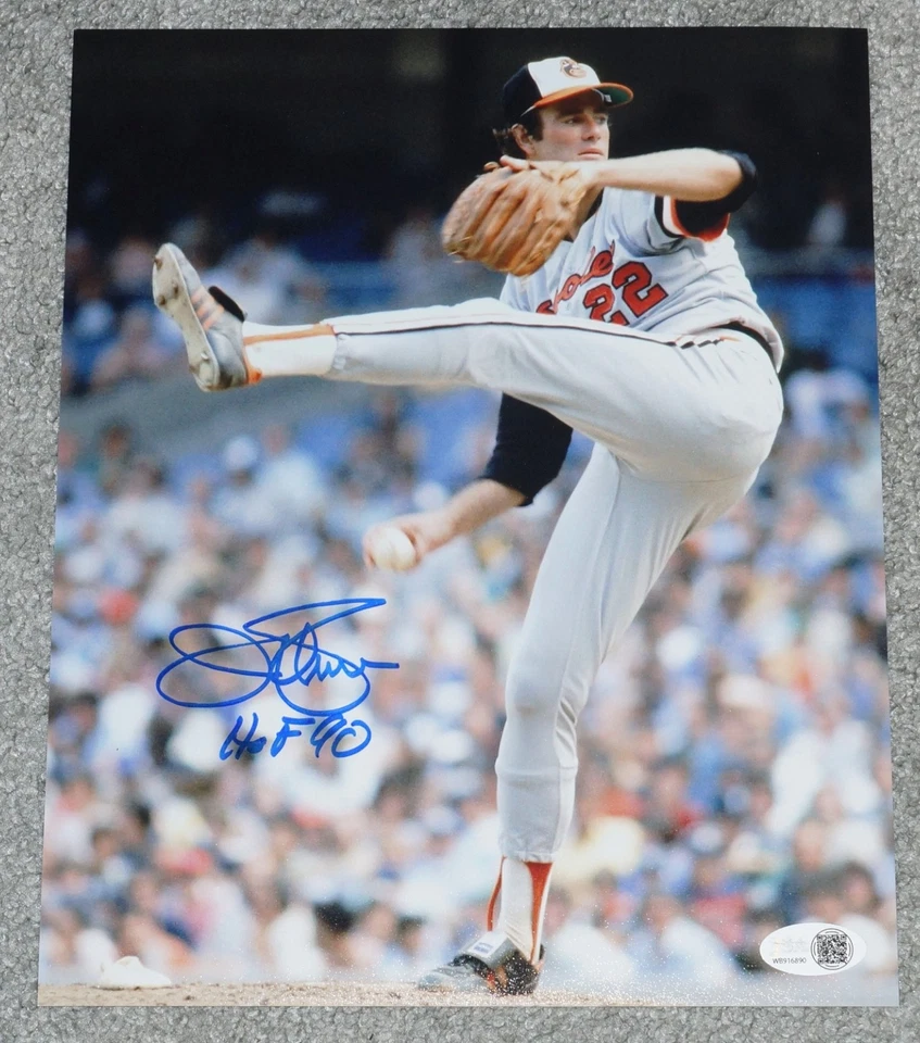 JIM PALMER "HOF 90" Signed BALTIMORE ORIOLES 8x10 Photo + JSA COA 6890 - Image 1 of 1