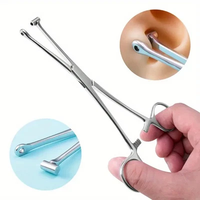SANDBROS Ear Tragus & Septum Piercing Forceps with Guided Tube, Body Piercing Forceps UK