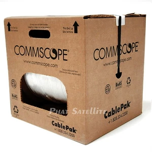 1000' RG6 Coaxial Cable 1000ft Coax Satellite TV BROADBAND INTERNET MADE IN USA - Picture 1 of 1