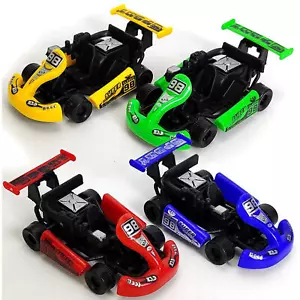 4x Pull Back Racing Kart Children's Educational Toy Formula Friction Car Toys - Picture 1 of 12