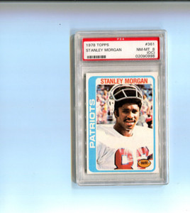 1978 Topps PSA 8 Stanley Morgan Rookie