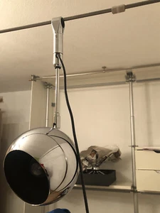 Kugel Chrom Lampe Hängelampe Panton Ära Space Age Midcentury 70er N2 - Bild 1 von 6