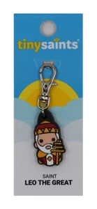 Tiny Saints St. Leo The Great CHARM NEW Bracelets, Backpacks, Purses Gifts - Picture 1 of 3