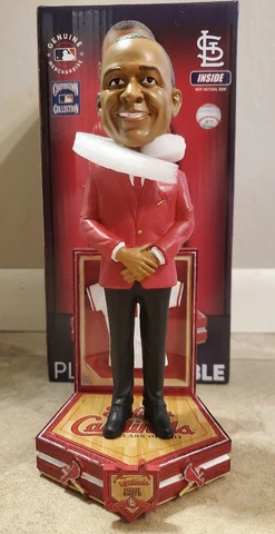 #98/323 Ozzie Smith St Louis Cardinals Red Jacket Bobblehead Cover