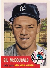 Gil McDougald 1991 Topps MLB Card # 43 New York Yankees + Free Mystery Card