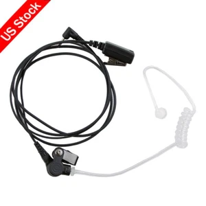 Acoustic Tube Headset Police PTT Mic Earpiece for Motorola Talkabout Radio 1 Pin - Picture 1 of 8