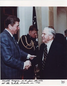 Joe Sewell Ronald Reagan Signed Inscribed Photo COA - PSA JSA BECKETT GUARANTEE! - Picture 1 of 2