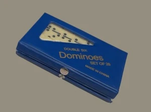Dominoes Toys 28 Peces DOUBLE SIX Plastic - Picture 1 of 10