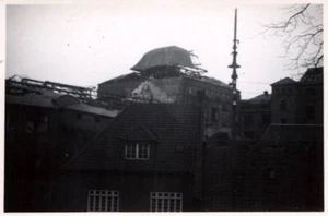 WWII Photo Destroyed Buliding Copenhagen Denmark Small Size 9x6cm World War 2 - Picture 1 of 2