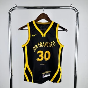 NEW STEPH CURRY #30 YOUTH L GOLDEN STATE WARRIORS JERSEY BASKETBALL TATUM - Picture 1 of 7