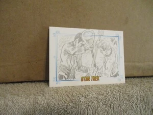 (1) 2007 RITTENHOUSE STAR TREK THE COMPLETE MOVIES 1/1 AUTO SKETCHAFEX SKETCH - Picture 1 of 14