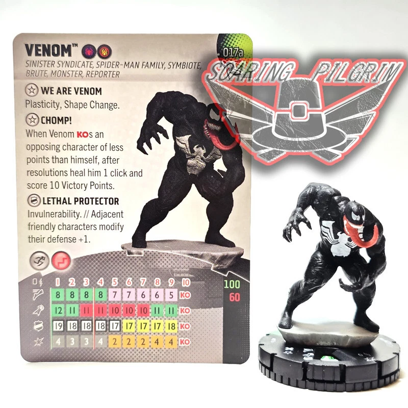 Marvel Heroclix VENOM - 017a - UNCOMMON Spider-Verse Set #17a Foto 1 de 1