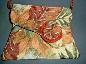 Tapestry Style Cross Body Purse Bag Multi Color - Picture 1 of 6