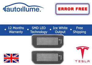 Unidades de luces LED con matrícula de licencia Tesla Model 3 Y CanBus sin errores - Imagen 1 de 5