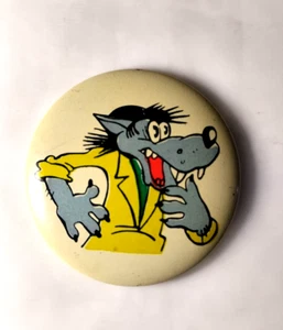 Pin soviético insignia vintage de la URSS original Rusia "¡Nu Pogodi!" - Imagen 1 de 12