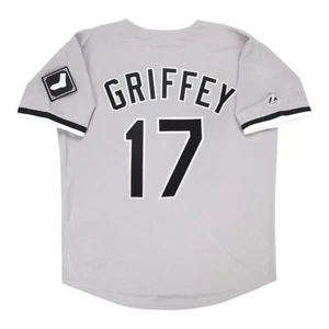 Ken Griffey Jr. Chicago White Sox Grey Road Jersey w/ Team Patch Men's (S-3XL) - Picture 1 of 4